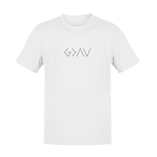 God is greater than highs and lows tees